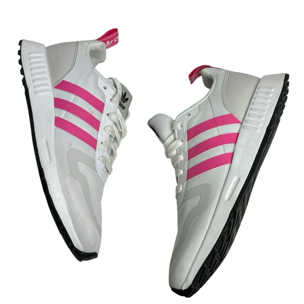 Adidas Multix J White Pulse Magenta Pink Sneakers Size 6